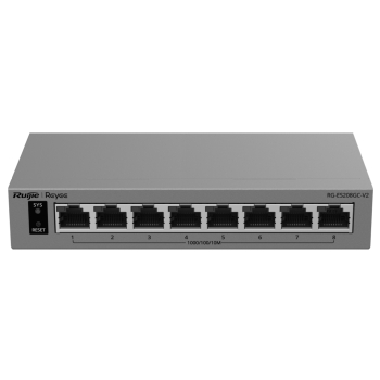 SWITCH   RG-ES208GC-V2 8-PORTOWY REYEE