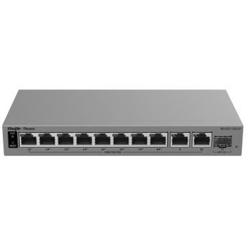 SWITCH POE RG-ES211GS-LP 8-PORTOWY + 2X UPLINK + 1X SFP REYEE