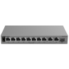 SWITCH POE RG-ES211GS-P 8-PORTOWY + 2X UPLINK + 1X SFP REYEE