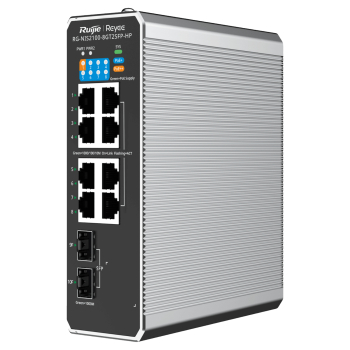 SWITCH PRZEMYSŁOWY POE RG-NIS2100-8GT2SFP-HP 8-PORTOWY SFP REYEE