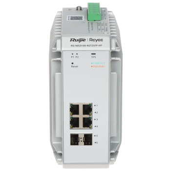SWITCH PRZEMYSŁOWY POE RG-NIS3100-4GT2SFP-HP 4-PORTOWY SFP REYEE