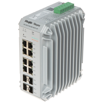 SWITCH PRZEMYSŁOWY POE RG-NIS3100-8GT4SFP-HP 8-PORTOWY SFP REYEE