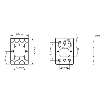 UCHWYT RG-RAP1200(P)-MNT*P10 ZESTAW 10 SZT. REYEE