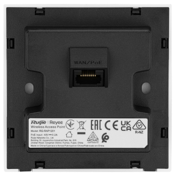 PUNKT DOSTĘPOWY RG-RAP1201 2.4 GHz, 5 GHz 400 Mb/s + 867 Mb/s REYEE