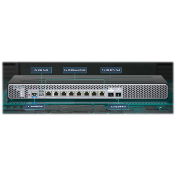 FIREWALL ZARZĄDZANY W CHMURZE RG-WALL1600-Z3200-S SFP 8-PORTOWY RUIJIE