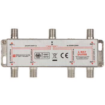 ROZGAŁĘŹNIK RI-6/1F-SAT-OPTI OPTICUM