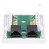 GNIAZDO KOŃCOWE RJ45-2G2 PODWÓJNE