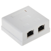 GNIAZDO KOŃCOWE RJ45-2G5/6 PODWÓJNE