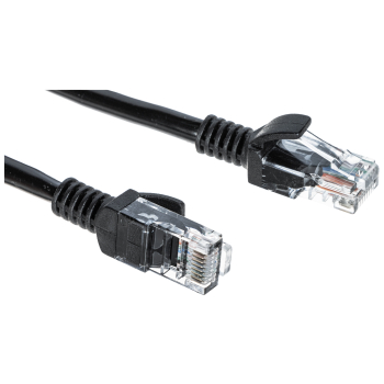 PATCHCORD RJ45/3.0-BLACK 3.0 m