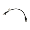 PATCHCORD RJ45/6/0.25-CU-BLACK 0.25 m Lanberg