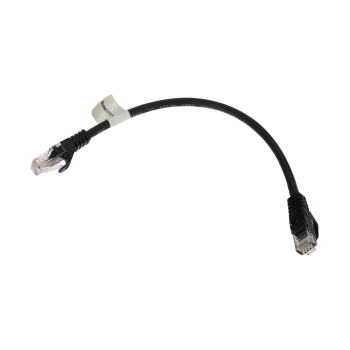 PATCHCORD RJ45/6/0.25-CU-BLACK 0.25 m Lanberg
