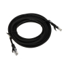 PATCHCORD RJ45/6/5.0-CU-BLACK 5.0 m Lanberg