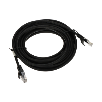 PATCHCORD RJ45/6/5.0-CU-BLACK 5.0 m Lanberg