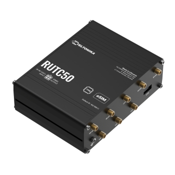 PUNKT DOSTĘPOWY 5G +ROUTER RUTC50 Dual SIM + eSIM Wi-Fi 5, 2.4 GHz, 5 GHz 2402 Mb/s Teltonika