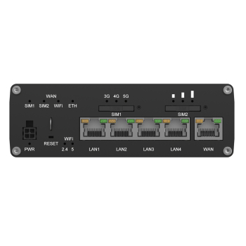 PUNKT DOSTĘPOWY 5G +ROUTER RUTC50 Dual SIM + eSIM Wi-Fi 5, 2.4 GHz, 5 GHz 2402 Mb/s Teltonika