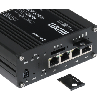 PUNKT DOSTĘPOWY 5G +ROUTER RUTM11 Dual SIM + eSIM Wi-Fi 5, : 2.4 GHz, 5 GHz, 867 Mb/s Teltonika