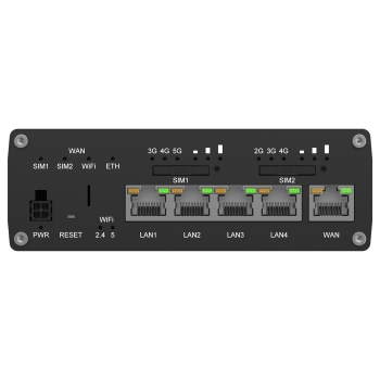 PUNKT DOSTĘPOWY DUAL 5G +ROUTER RUTM56 Dual SIM + eSIM Wi-Fi 5, : 2.4 GHz, 5 GHz, 867 Mb/s Teltonika