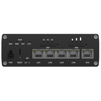 PUNKT DOSTĘPOWY 5G + ROUTER RUTX50320400 Dual SIM Wi-Fi 5, 2.4 GHz, 5 GHz, 867 Mb/s Teltonika