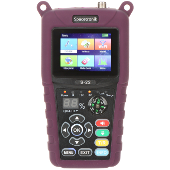 MIERNIK SATELITARNY S-22 DVB-S/S2/S2X Spacetronik