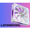 WENTYLATOR S-PRO-120-CD-WHITE 1600 RPM ARGB LOVINGCOOL