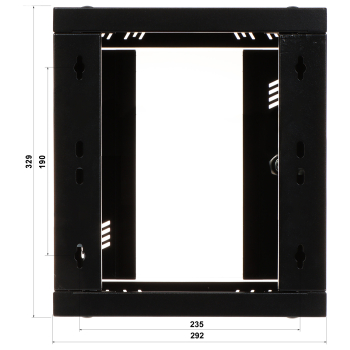 SZAFA RACK WISZĄCA S-RC10-6U-300GB STALFLEX