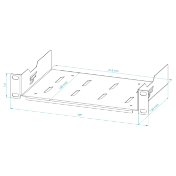 PÓŁKA S-RSF10-1U-150B 150 mm STALFLEX