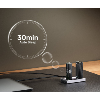 STACJA DOKUJĄCA / KLONUJĄCA DYSKI S1243BGY01-EU 4 X M.2, 32 TB - 40 Gbps UNITEK