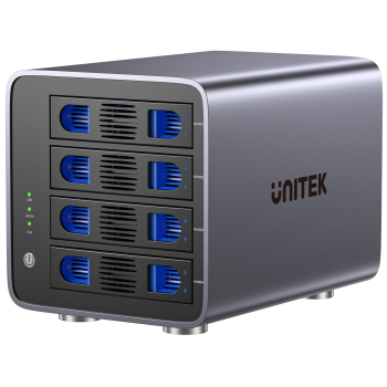 OBUDOWA RAID DO DYSKÓW S1301AGY01-EU 4 X SATA 2.5 / 3.5 " 80 TB - 5 Gbps UNITEK