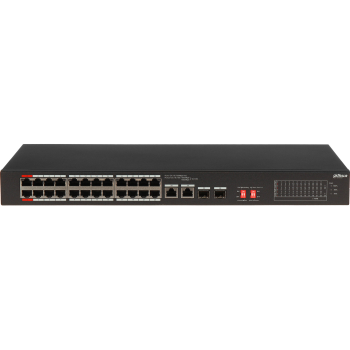 SWITCH PRZEMYSŁOWY POE S3226-24ET-240 24-PORTOWY + 2X UPLINK + 2X SFP DAHUA