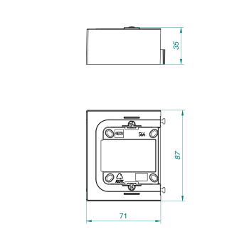 ADAPTER NATYNKOWY POJEDYNCZY SANTRA/1480-20/EPN Elektro-Plast