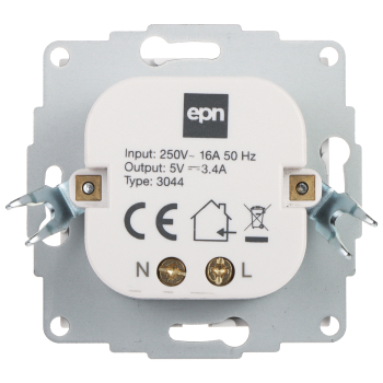 GNIAZDO ŁADOWANIA SANTRA/4108-10/EPN USB 5 V DC / 3.4 A Elektro-Plast