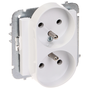 GNIAZDO PODWÓJNE SANTRA/4143-10/EPN 230 V 16 A Elektro-Plast