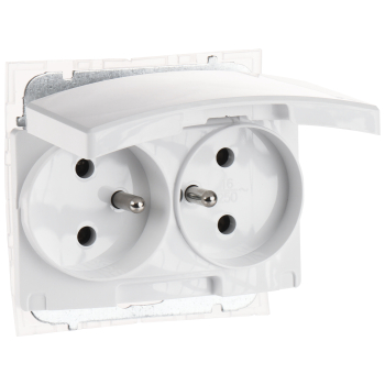 GNIAZDO PODWÓJNE SANTRA/4145-10/EPN 230 V 16 A IP44 Elektro-Plast
