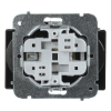 GNIAZDO PODWÓJNE SANTRA/4145-19/EPN 230 V 16 A IP44 Elektro-Plast