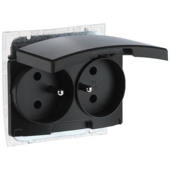 GNIAZDO PODWÓJNE SANTRA/4145-19/EPN 230 V 16 A IP44 Elektro-Plast