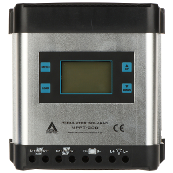 REGULATOR SOLARNY ŁADOWANIA AKUMULATORÓW SCC-20A-MPPT-LCD AZO Digital