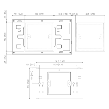 PANEL WEWNĘTRZNY SCP3022A-B IP / Wi-Fi / 2-Wire DAHUA