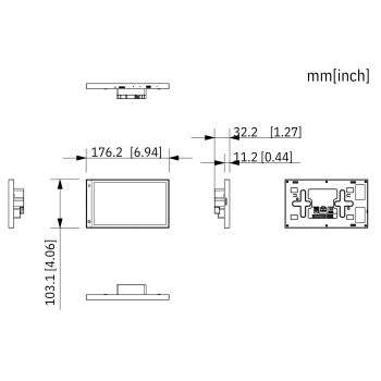 PANEL WEWNĘTRZNY SCP3022A-B IP / Wi-Fi / 2-Wire DAHUA