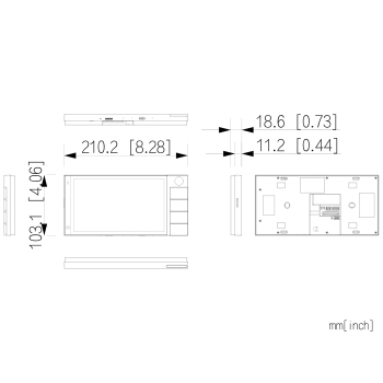 PANEL WEWNĘTRZNY SCP3022B-IBZ-S IP / Wi-Fi / 2-Wire DAHUA