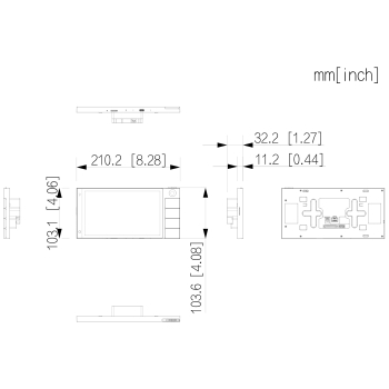 PANEL WEWNĘTRZNY SCP3024B-CBZ IP / Wi-Fi / 4-Wire DAHUA