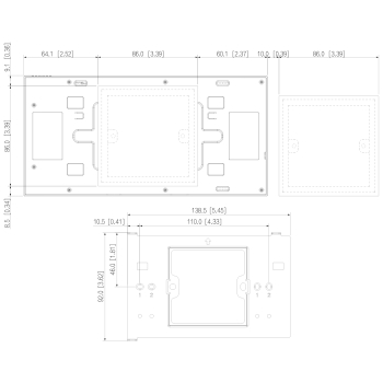 PANEL WEWNĘTRZNY SCP3024B-CBZ IP / Wi-Fi / 4-Wire DAHUA