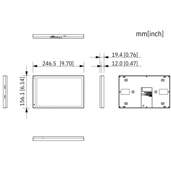 PANEL WEWNĘTRZNY SCP3042A-BZ-S IP / Wi-Fi / 2-Wire DAHUA