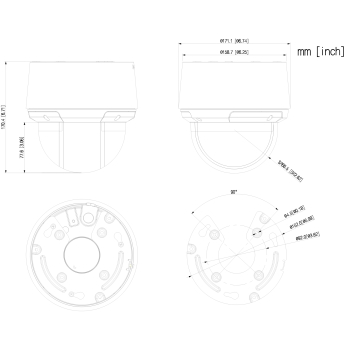 KAMERA IP SZYBKOOBROTOWA SD4A425DB-HNY-R WizSense - 4 Mpx 5 ... 125 mm DAHUA