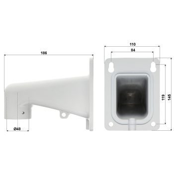 KAMERA IP SZYBKOOBROTOWA SD6CE245U-HNI - 1080p 3.95 ... 177.7 mm DAHUA