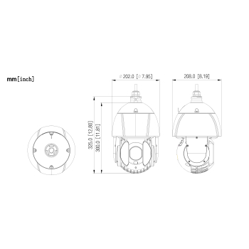 KAMERA IP SZYBKOOBROTOWA SD6E432MB-HNR-A-PV1 WizSense - 4 Mpx 4.8 ... 154 mm DAHUA