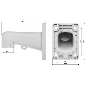KAMERA IP SZYBKOOBROTOWA SDT4E225-4F-GB-A PANORAMICZNA WizSense Smart Dual Light - 1080p - 3.7 Mpx 5 ... 125 mm, 2.8 mm DAHUA