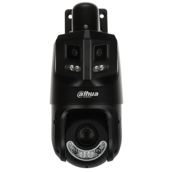 KAMERA IP SZYBKOOBROTOWA SDT4E425-8P-GB-APV1-BLACK TiOC WizSense Smart Dual Light 4 Mpx 5...125 mm + 8 Mpx PANORAMICZNA, DAHUA