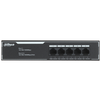 SWITCH POE SG1005LP 5-PORTOWY, 4 PoE DAHUA