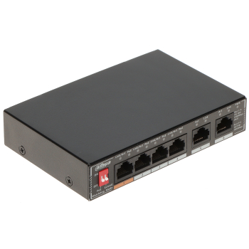 SWITCH POE SG1006P 4-PORTOWY DAHUA