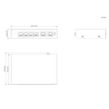 Switch POE SG4006P 4-PORTOWY DAHUA